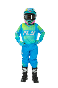 Youth F-16 Blue|Hi-Vis