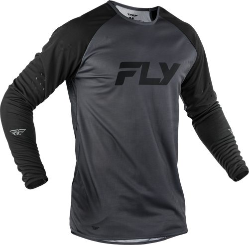 FLY MTB GRAVITY LONG SLEEVE JERSEY GREY/BLACK 2X