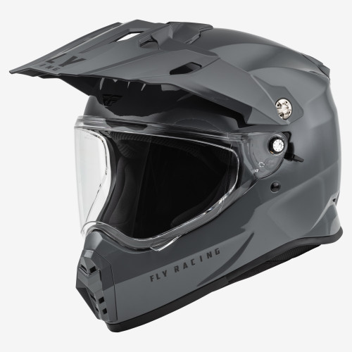 FLYRACING TREKKER ホワイト　Lサイズ59-60 Fly Racing Trekker Solid Helmet White