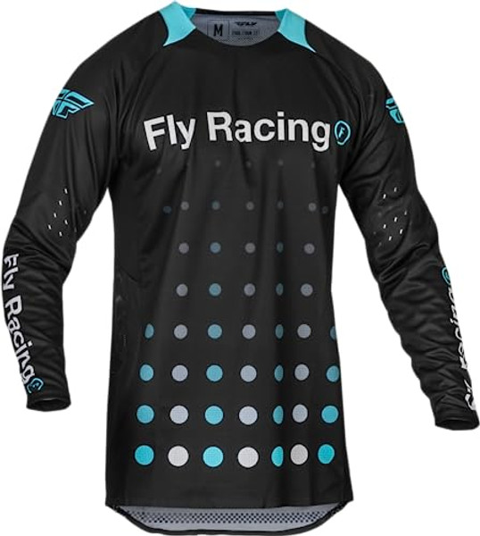 Fly Racing Black/Olive Green/Hi-Vis Kinetic Jet Jersey - 376-521M