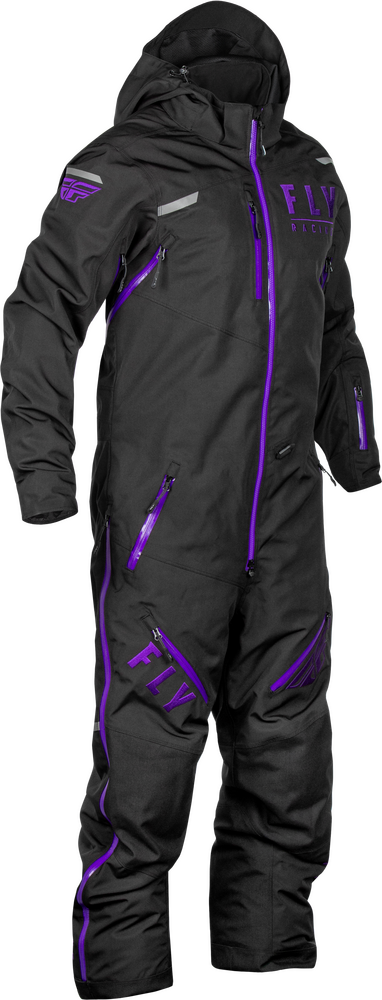 2025 NEW FLY COBALT スノーモービル シェル ワンピース Snow - Men's - Gear Lines - 2025 Cobalt Monosuit Black|Purple