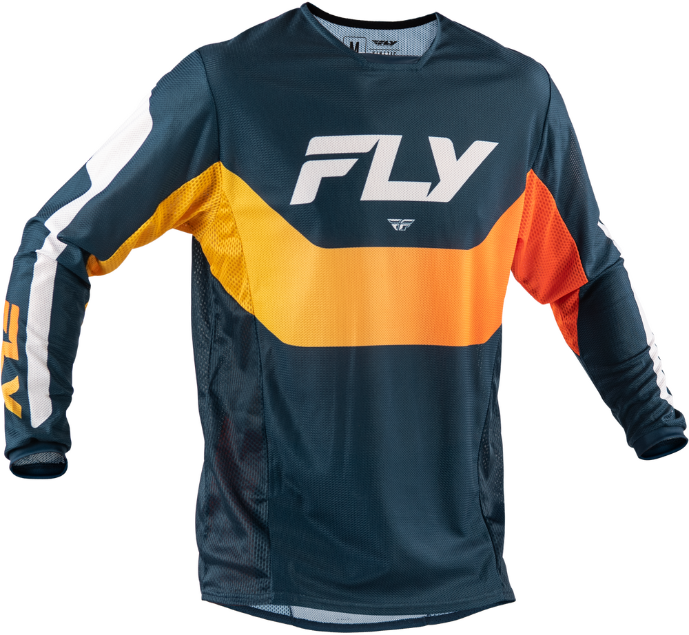 Moto - Men's - Gear Lines - Kinetic Mesh Navy|Orange - FLY Racing