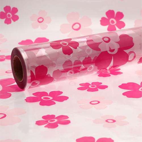 80cm Baby Pink and Hot Pink Fleur Film 80cm Baby Pink and Hot Pink Fleur Film