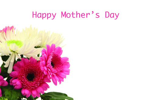 Happy Mother Day Pink/Cream Card (x50) Happy Mother Day Pink/Cream Card (x50)