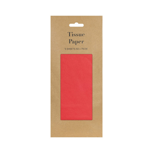 Red Tissue Paper Pack (5 sheets) Red Tissue Paper Pack (5 sheets)