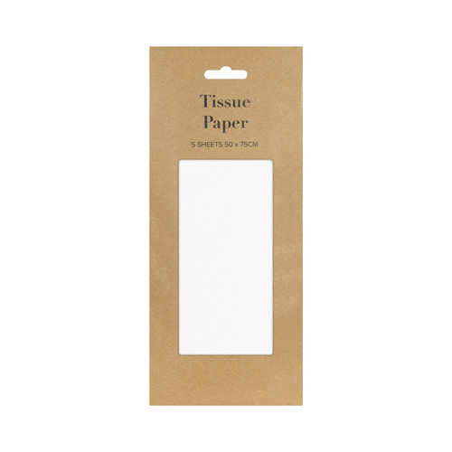 White Tissue Paper Pack (5 sheets)