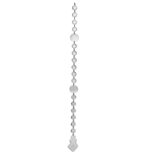 50cm Clear Leaf Pendant Garland 50cm Clear Leaf Pendant Garland