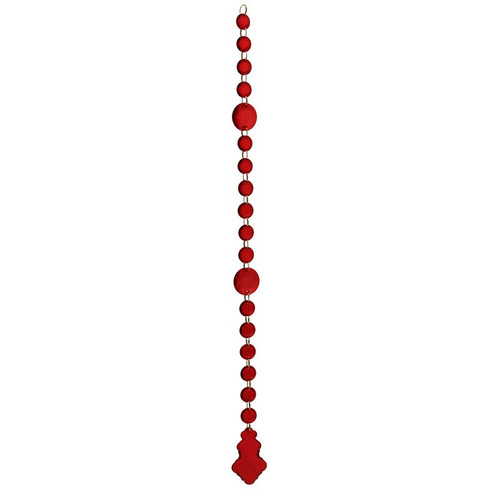 50cm Red Leaf Pendant Garland 50cm Red Leaf Pendant Garland