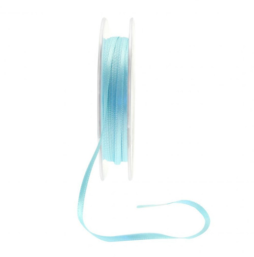 3mm Light Blue Satin Ribbon 3mm Light Blue Satin Ribbon