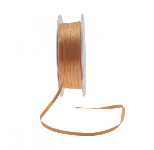 3mm Light Orange Satin Ribbon 3mm Light Orange Satin Ribbon