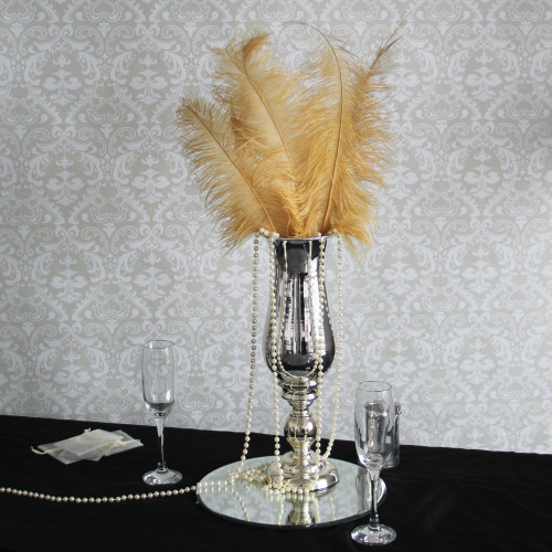 Gold Ostrich Feathers x5 Gold Ostrich Feathers x5