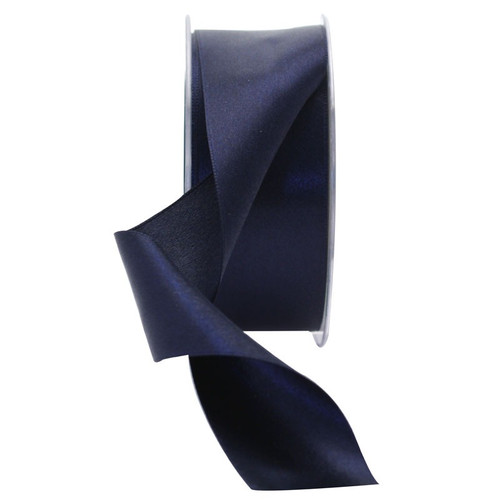38mm Navy Blue Satin Ribbon 38mm Navy Blue Satin Ribbon