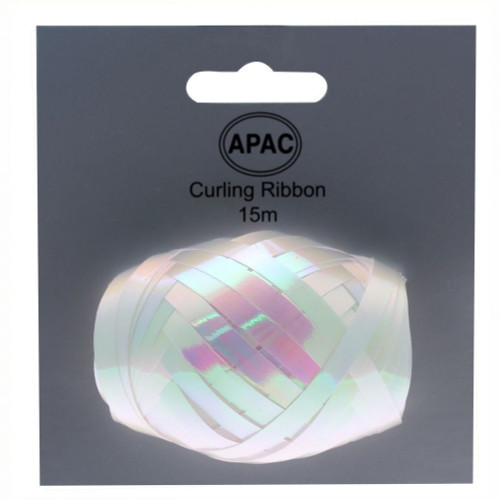 Iridescent White Ribbon Cop on Header Iridescent White Ribbon Cop on Header