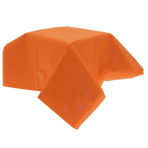 Orange Plastic Tablecover Orange Plastic Tablecover