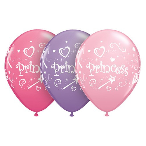 Princess Party Assorted Balloons 6pk