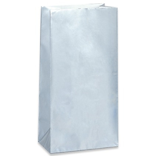 Silver Paper Party Bags
