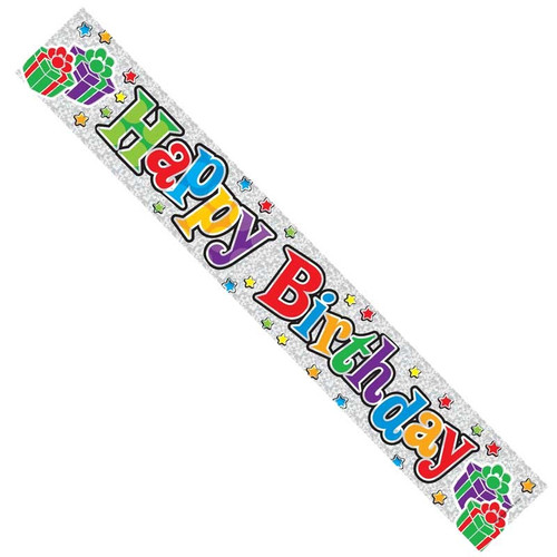 Happy Birthday Presents Banner 