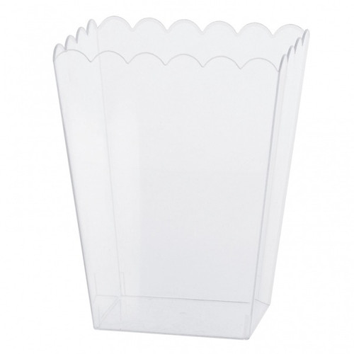 20cm Acrylic Scalloped Vase 20cm Acrylic Scalloped Vase
