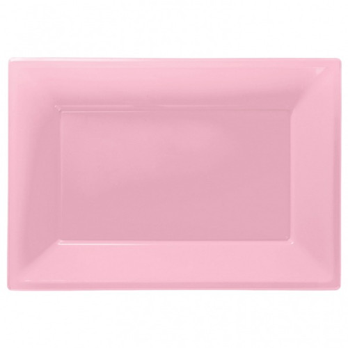 Light Pink Platters - Pack of 3