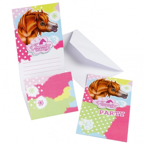 Charming Horses Party Invitations