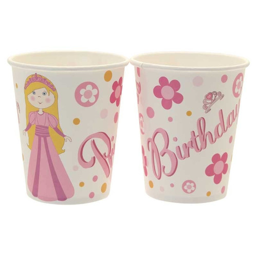 9oz Princess Sparkle Party Cups (x8)