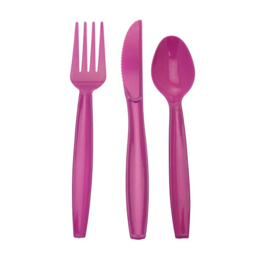 Purple Assorted Cutlery (x18) Purple Assorted Cutlery (x18)