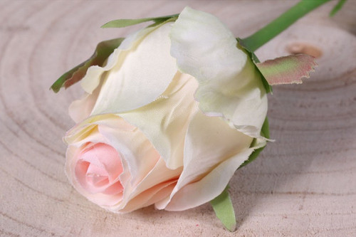 Small Rose Bud Cream Pink Small Rose Bud Cream Pink