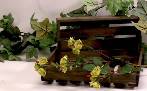 Wild Rose Spray Green 70cm Wild Rose Spray Green 70cm