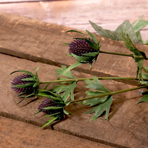 Thistle Spray Purple 66cm