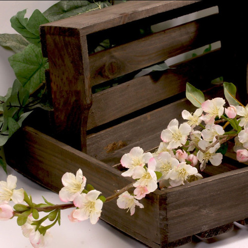 Pearl Cherry Blossom Spray Cream/Pink 115cm Pearl Cherry Blossom Spray Cream/Pink 115cm