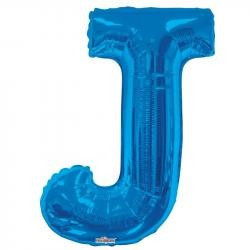 34"  Letter Balloon -  J - Blue