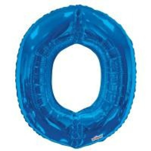 34"  Letter Balloon -  O - Blue