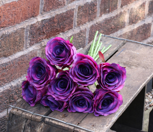 Rose Bundle Dark Purple 