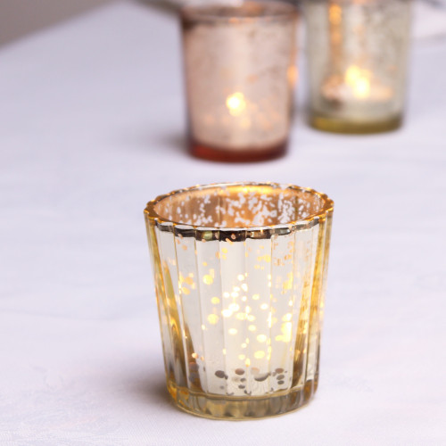 Gold Speckled Votive 6cm