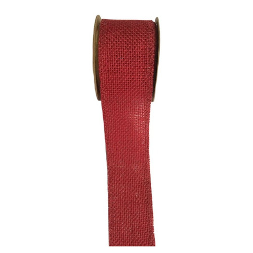 Red Woven Ribbon 50mm 