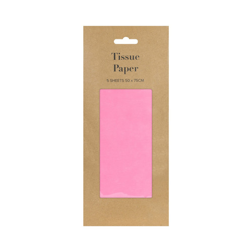 Pink Tissue Paper Pack 5 Sheets