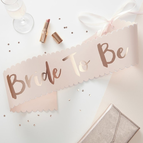 Team Bride - Bride To Be Sash Team Bride - Bride To Be Sash
