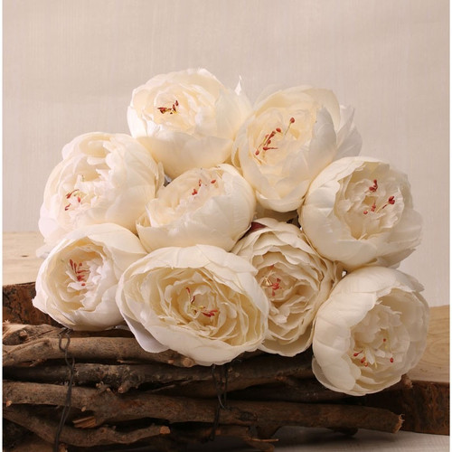 Peony Bunch Cream 40cm Peony Bunch Cream 40cm