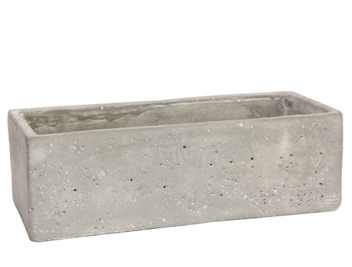 Trough Cement Flower Pot 9cm Trough Cement Flower Pot 9cm
