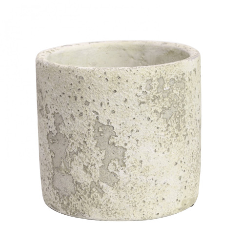 Rustic Round Cement Flower Pot 13cm Rustic Round Cement Flower Pot 13cm