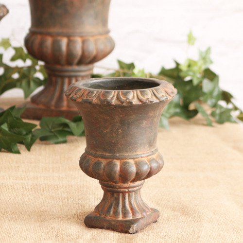 Urn Cement Flower Pot 16cm Urn Cement Flower Pot 16cm
