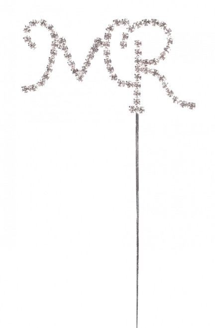 Silver Diamante Mr Pick Silver Diamante Mr Pick
