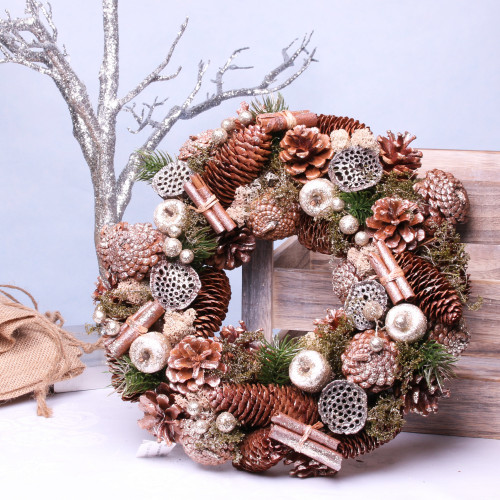 Golden Fruits Wreath (36cm) Golden Fruits Wreath (36cm)