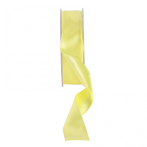 Light Yellow Satin Ribbon 25mm Light Yellow Satin Ribbon 25mm