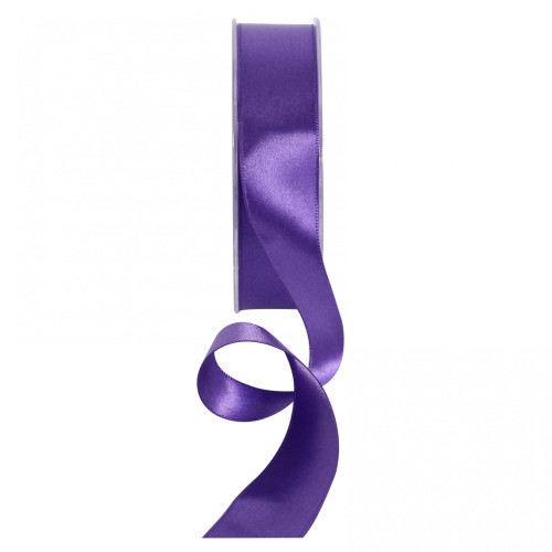 Dark Purple Satin Ribbon 25mm Dark Purple Satin Ribbon 25mm