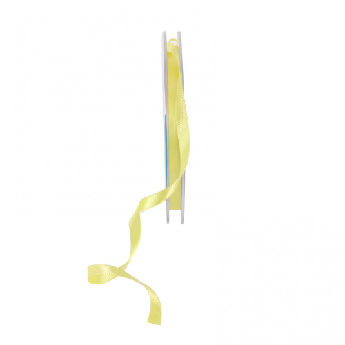 Light Yellow Satin Ribbon 6mm Light Yellow Satin Ribbon 6mm