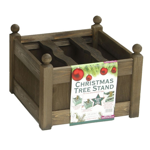 AFK Large Christmas Tree Stand - Oak Stain AFK Large Christmas Tree Stand - Oak Stain