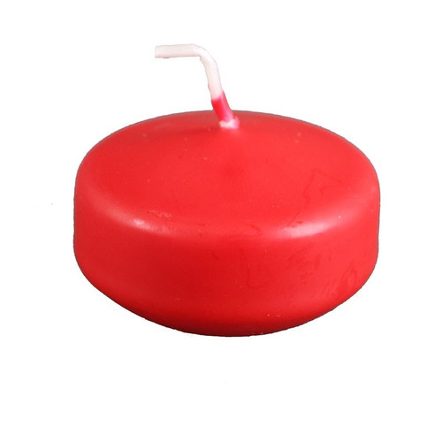 Red Floating Candle Tub Red Floating Candle Tub