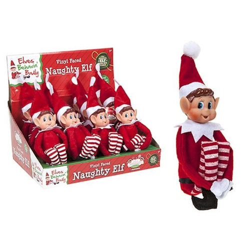 12 inch Boy Christmas Naughty Elf 12 inch Boy Christmas Naughty Elf