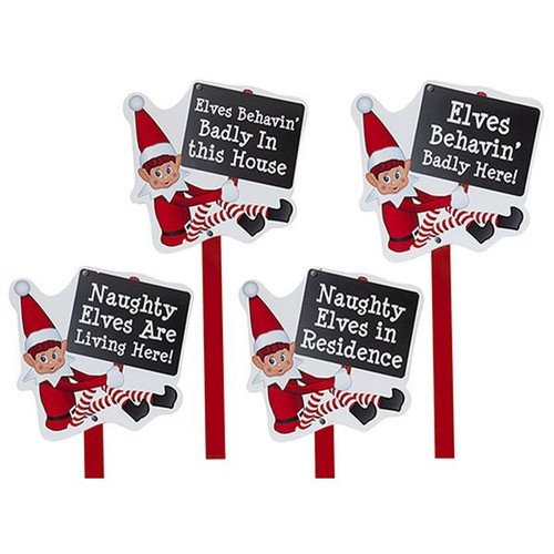 25 Inch Wooden Elf Garden Sign (Assorted Designs) 25 Inch Wooden Elf Garden Sign (Assorted Designs)